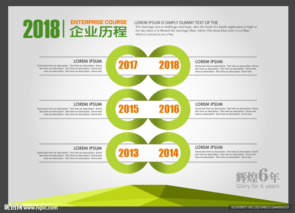 企业历程设计 