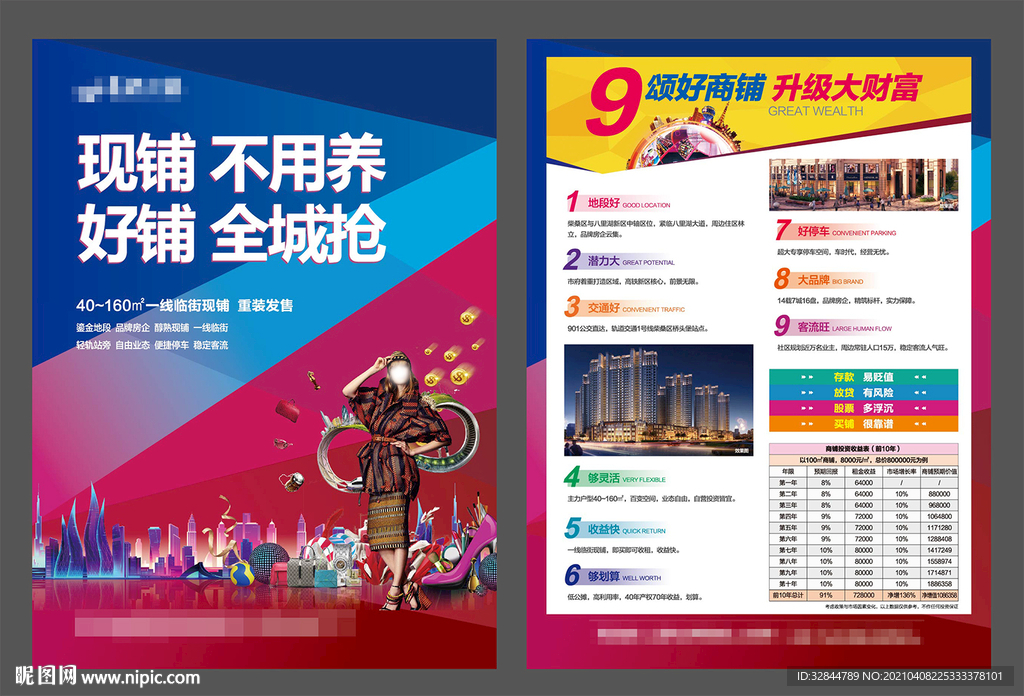 商业地产 商铺DM单页