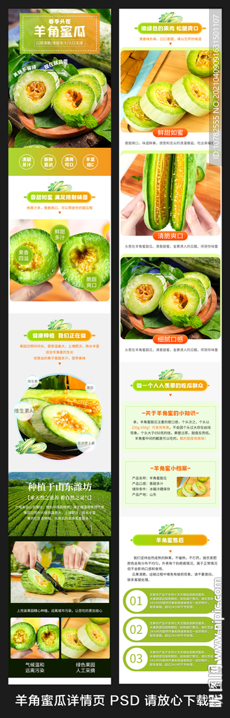 羊角蜜瓜详情页