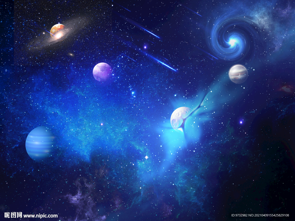 蓝色星空