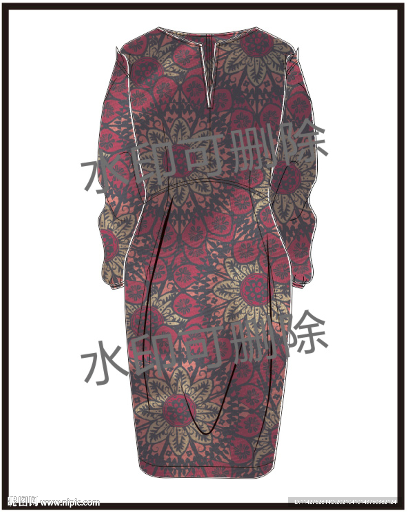 服装设计连衣裙女装款式衬衫T恤