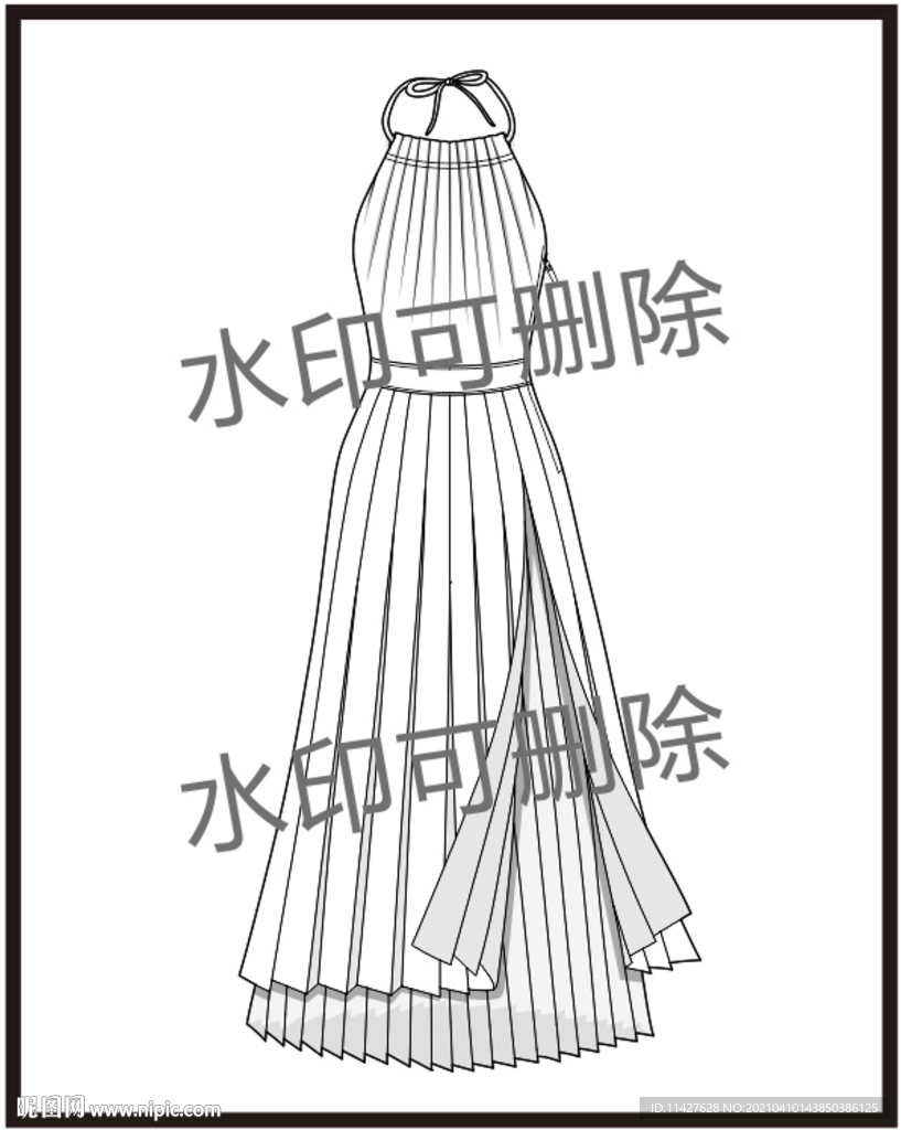 服装设计连衣裙女装款式衬衫T恤