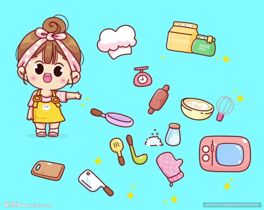 卡通美女