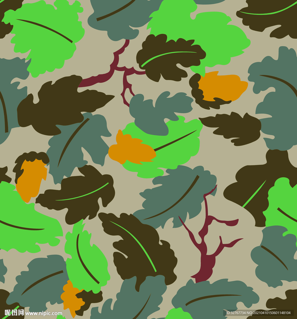 树叶 迷彩