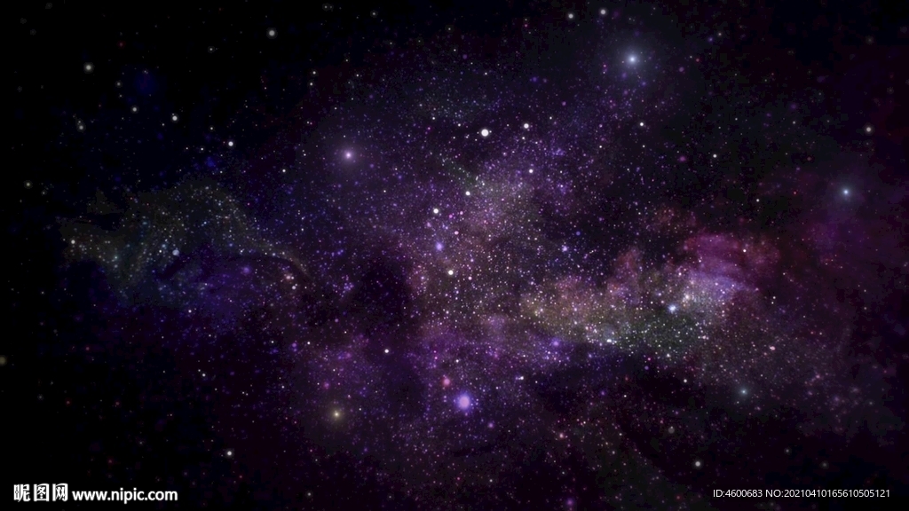 抽象动态星云空间背景视频