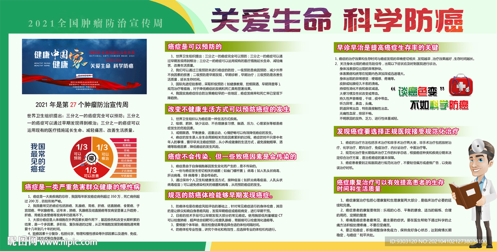 关爱生命 科学防癌