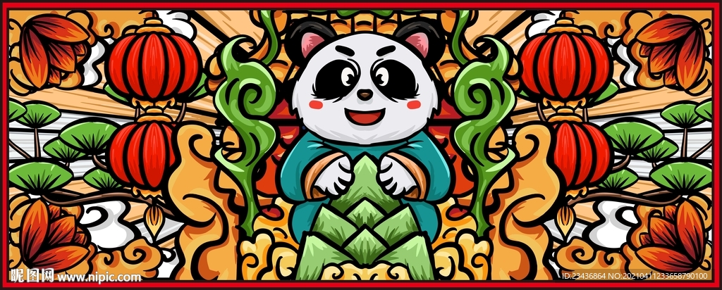 国潮熊猫