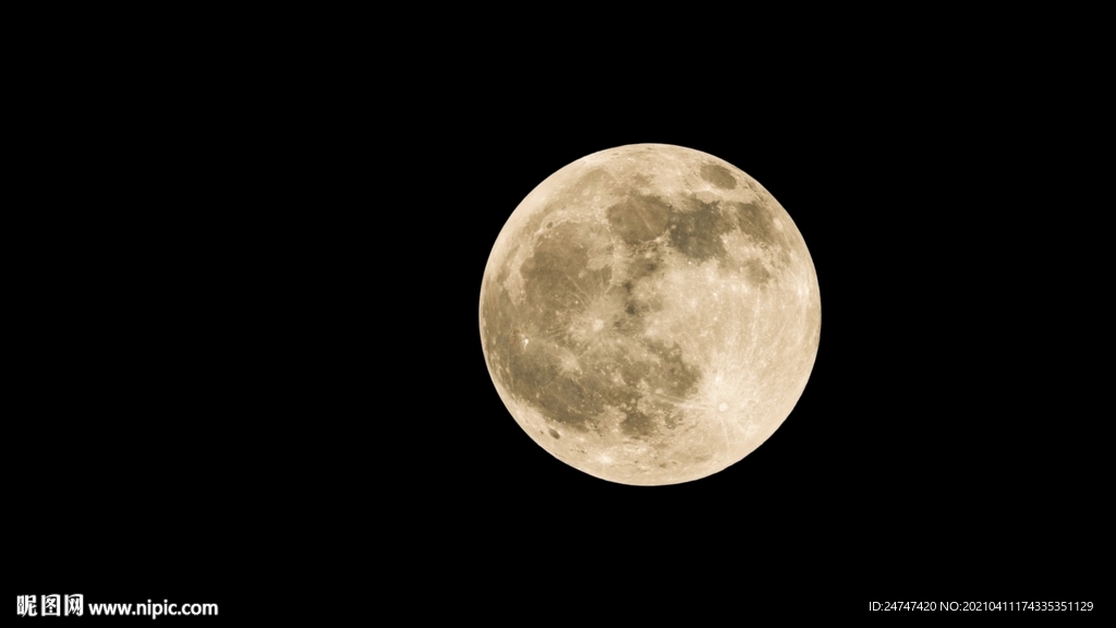 月亮 高清延时视频