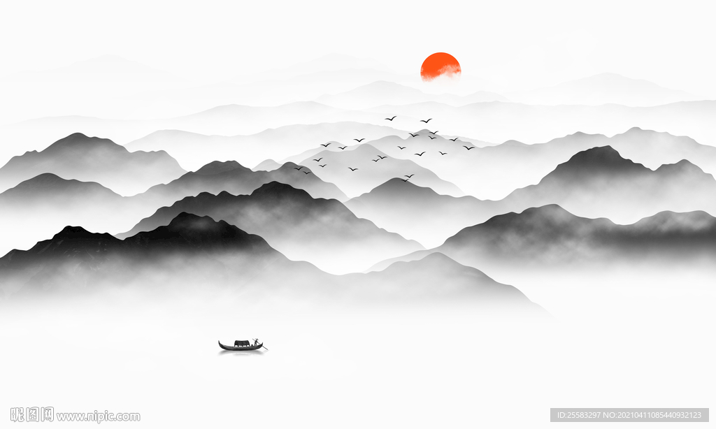 新中式山水