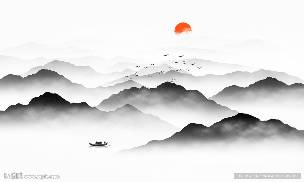 新中式山水