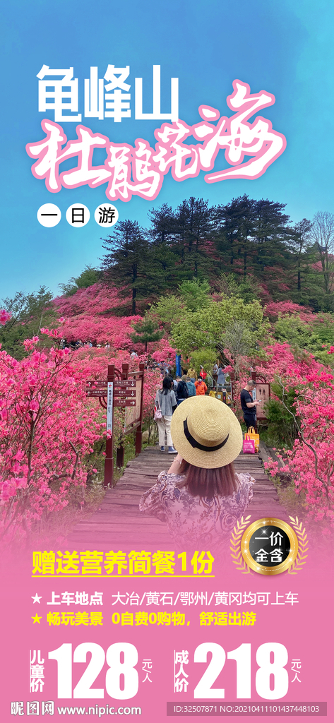 龟峰山杜鹃花海