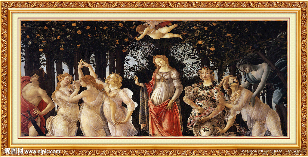 欧式人物油画 宫廷聚会 油画