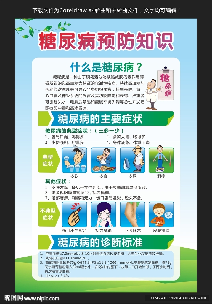 糖尿病预防知识