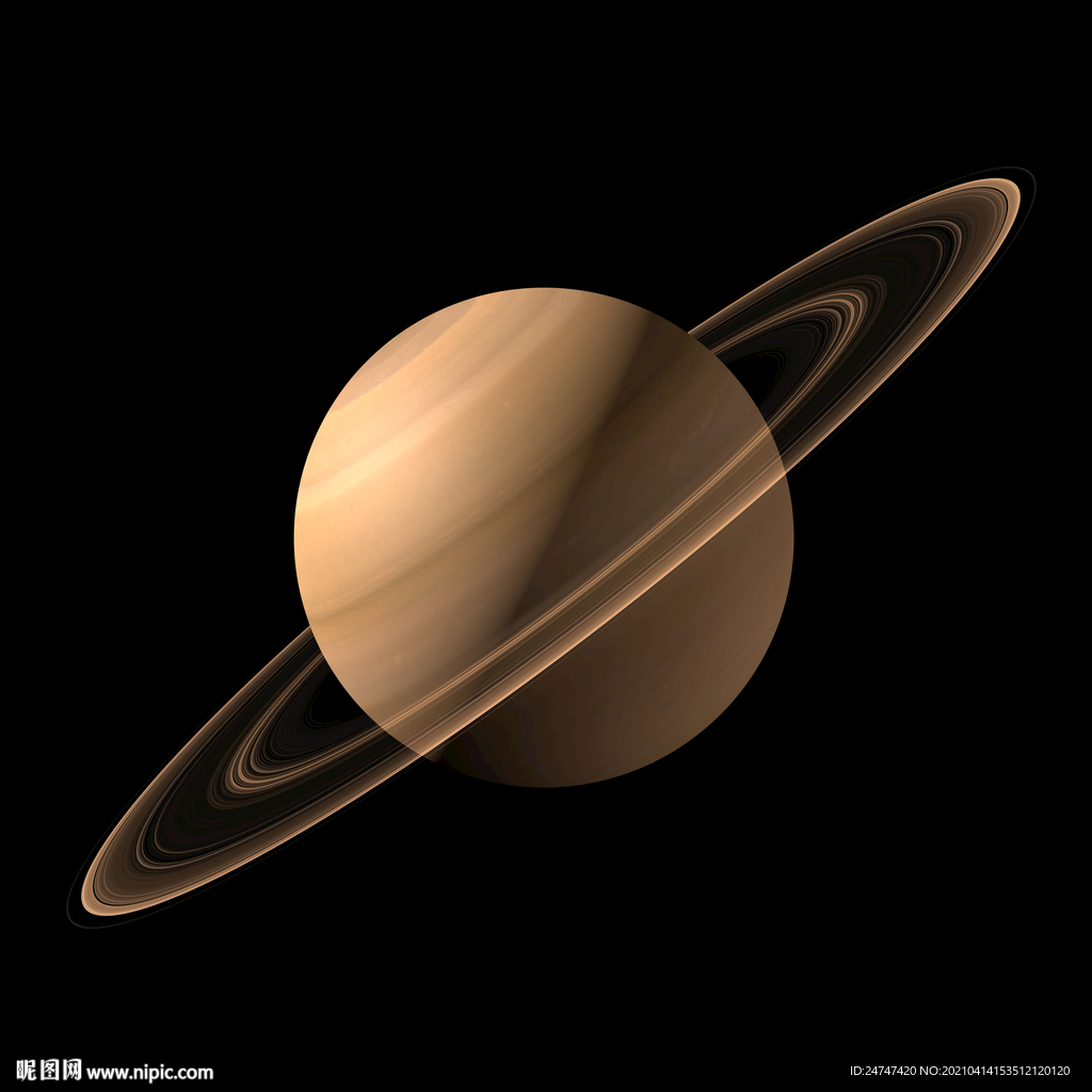 土星 带透明通道