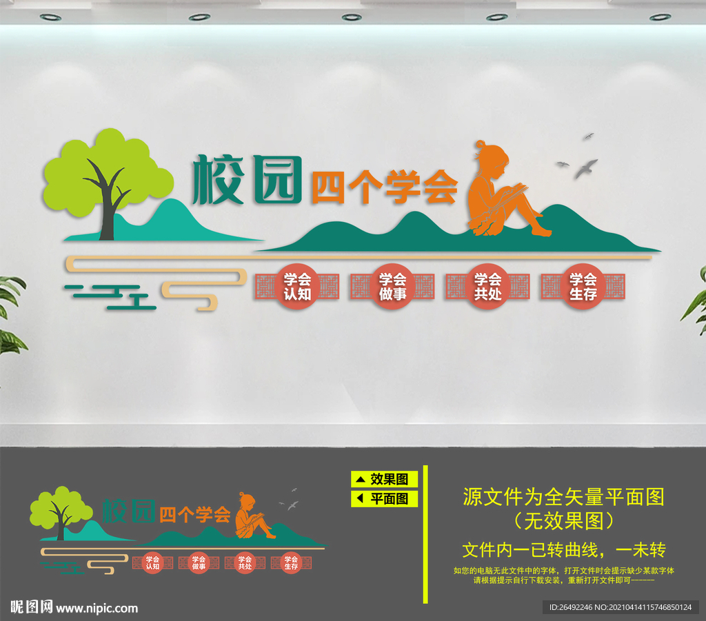 校园四个学会