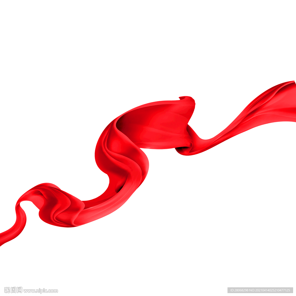 红色旗子漂浮元素