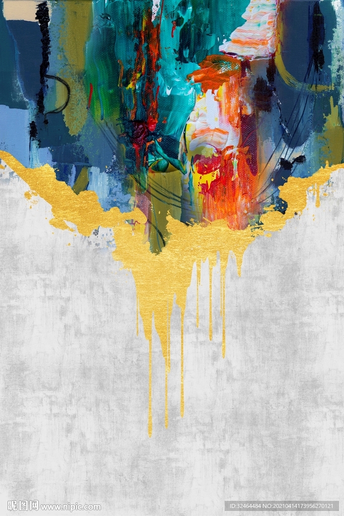 现代抽象油画