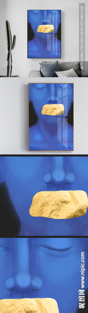 装饰画人物现代简约人物挂画