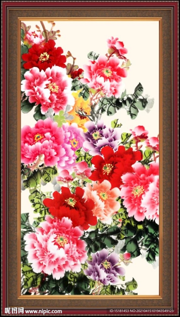 牡丹花开富贵 