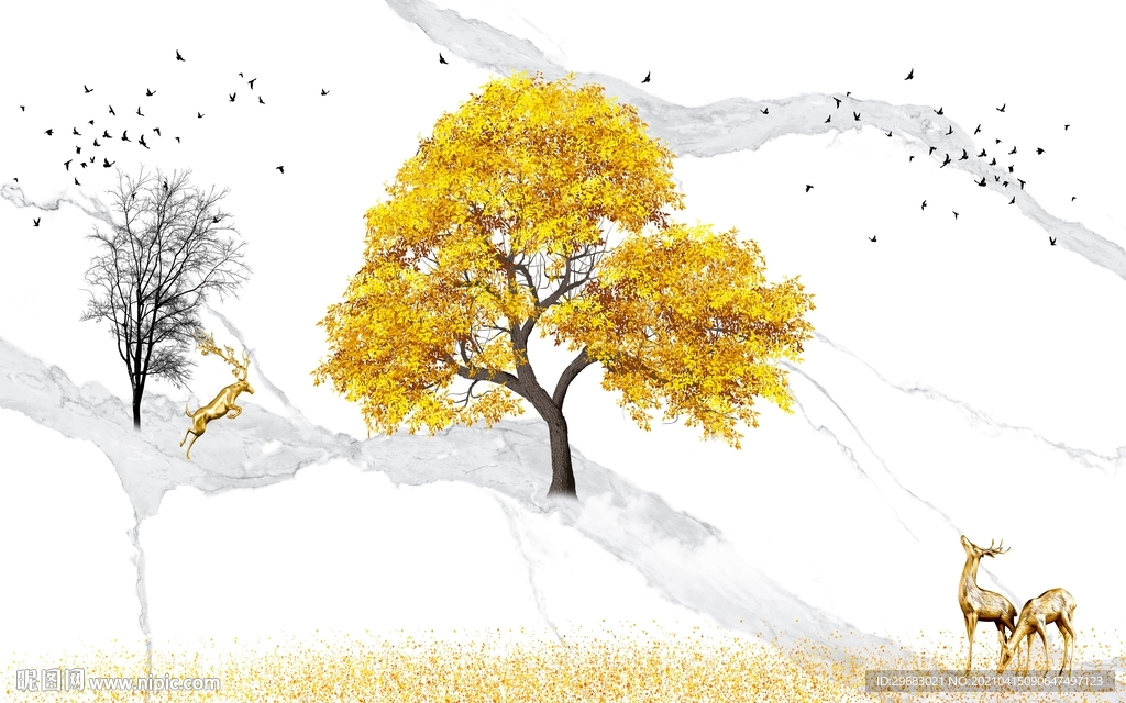 爵士白新高端画 tif分层