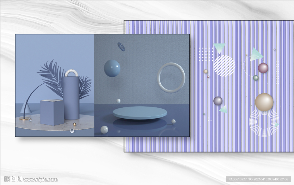 北欧背景墙装饰画