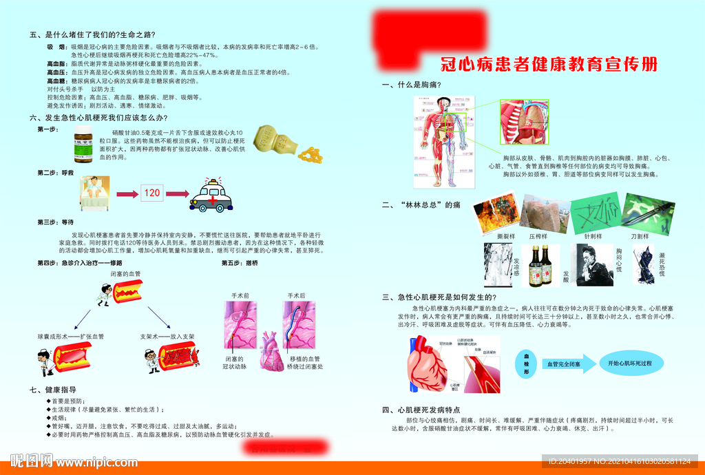冠心病海报