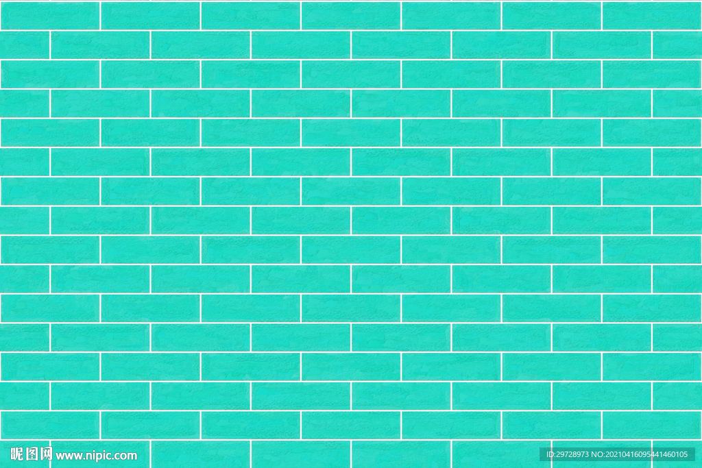 青色砖墙