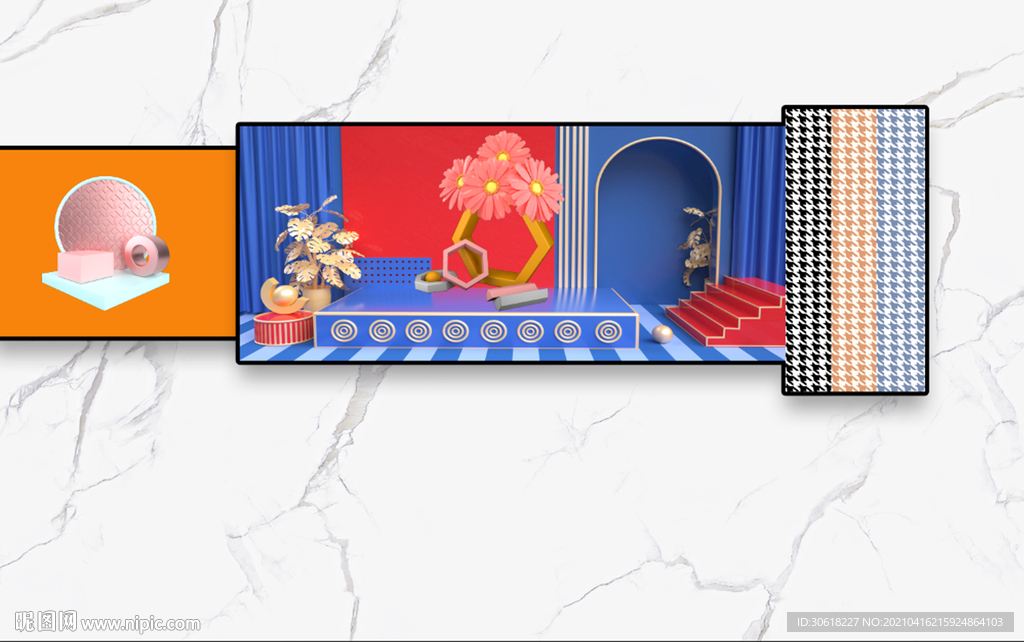 北欧背景墙装饰画