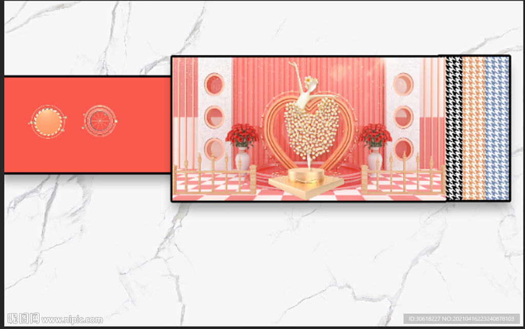 北欧背景墙装饰画