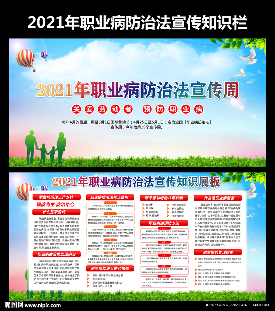 2021 职业病防治法宣传栏