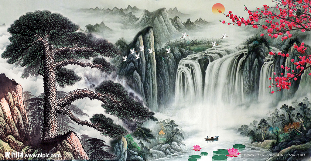 风景画 山水画 床头画 装饰画