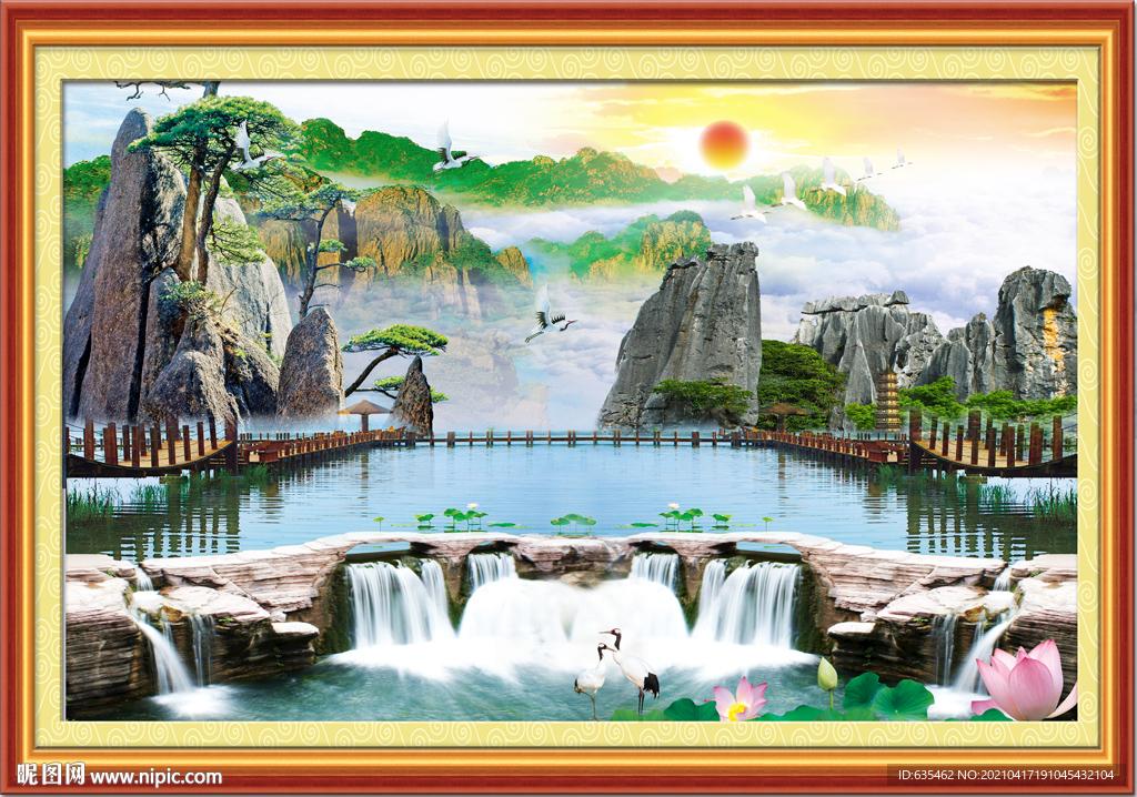 山水风景画