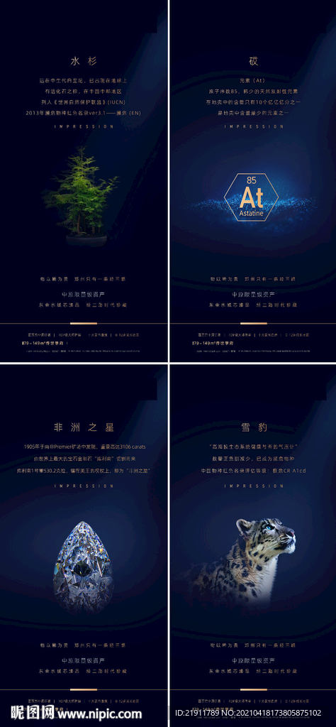 地产价值点海报