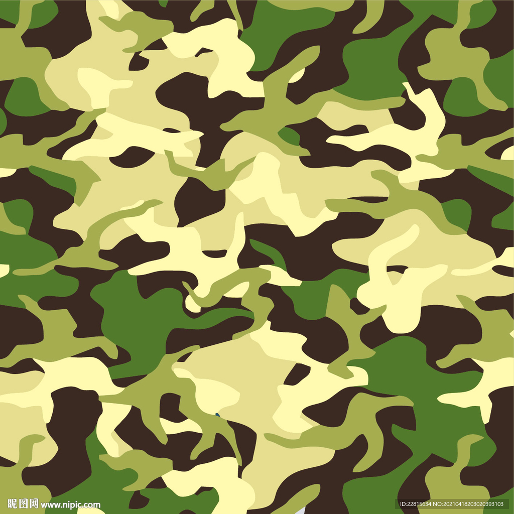 矢量迷彩图案纹样数码印花设计