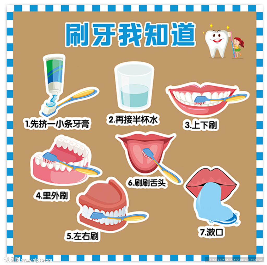 刷牙设计图__动漫人物_动漫动画_设计图库_昵图网nipic.com