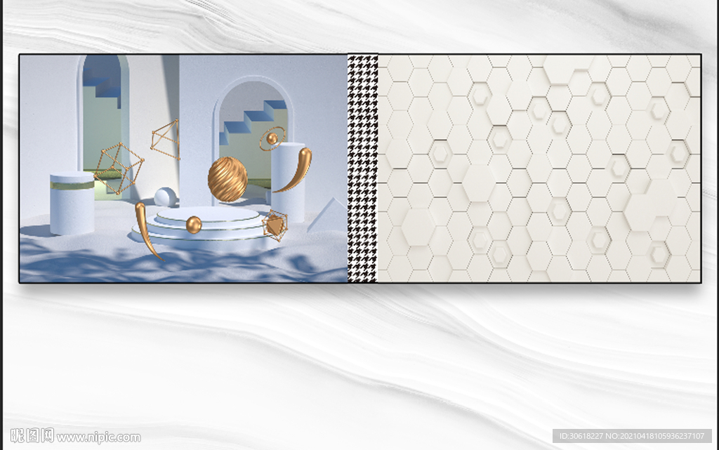 北欧背景墙装饰画