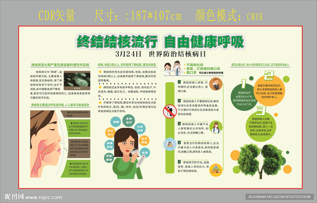 2021年终结结核流行宣传栏