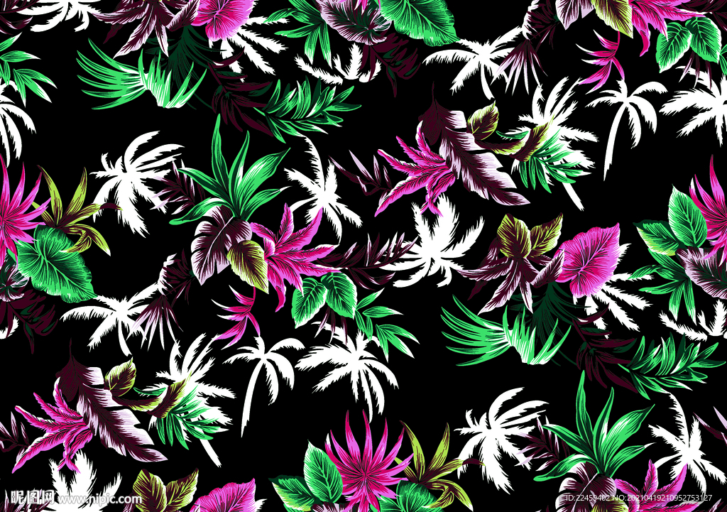 热带花
