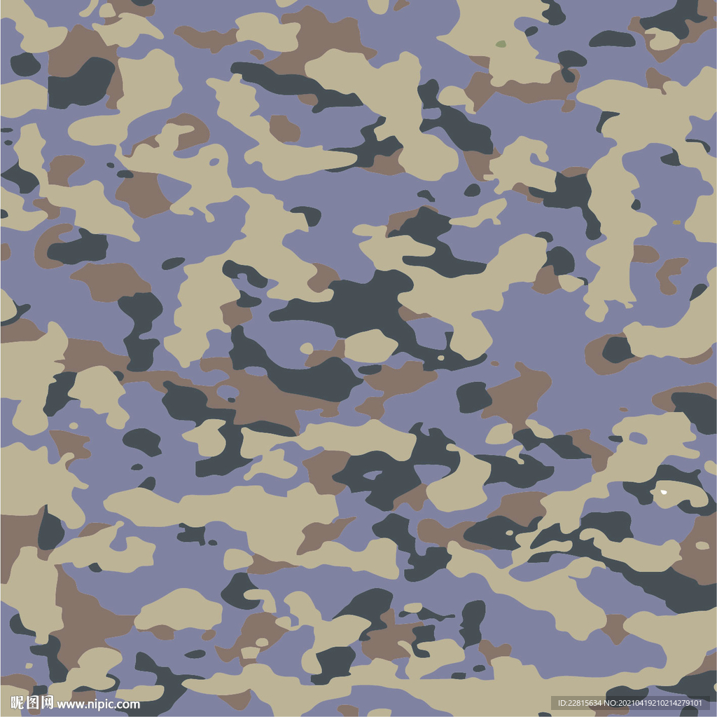 矢量迷彩图案纹样数码印花设计