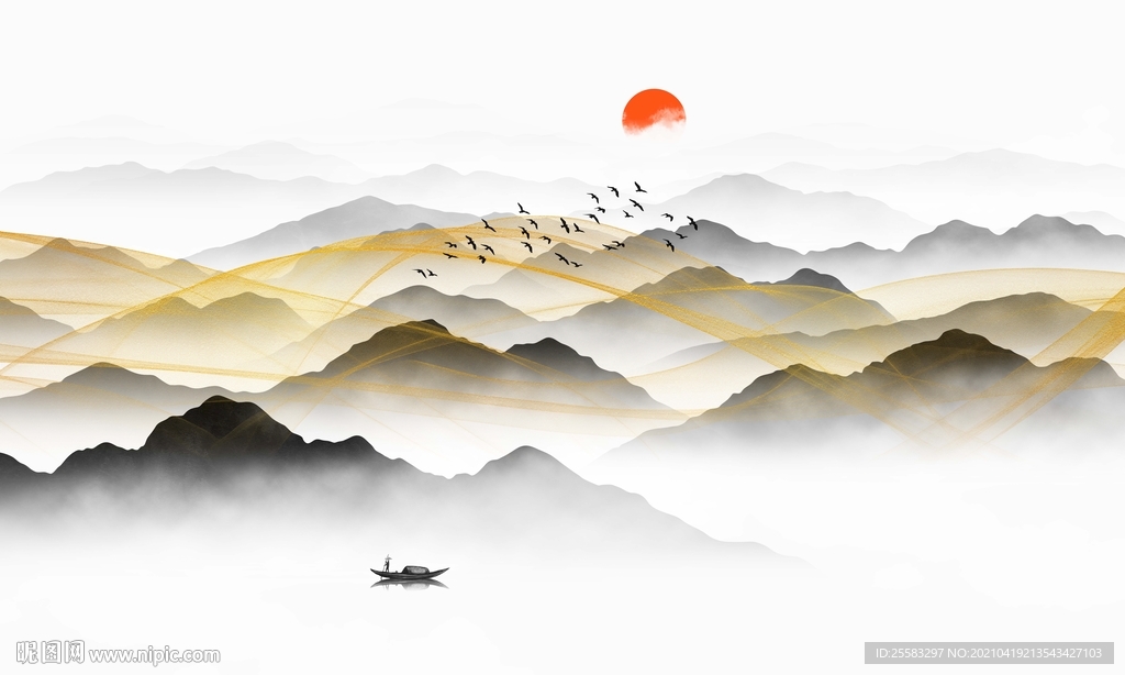 意境山水画