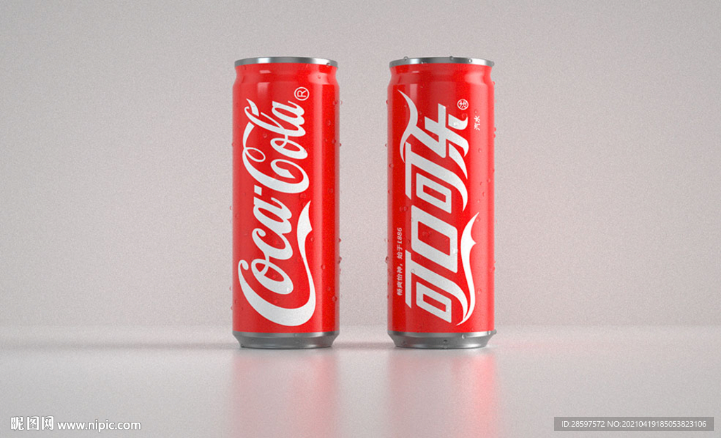 C4D可乐产品模型