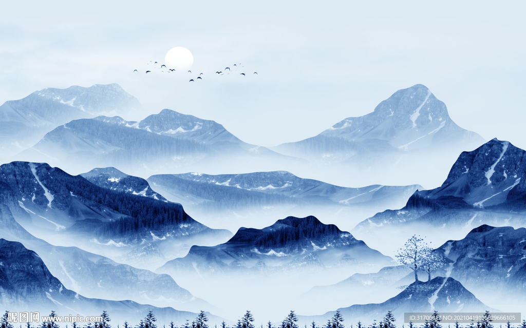 山水画