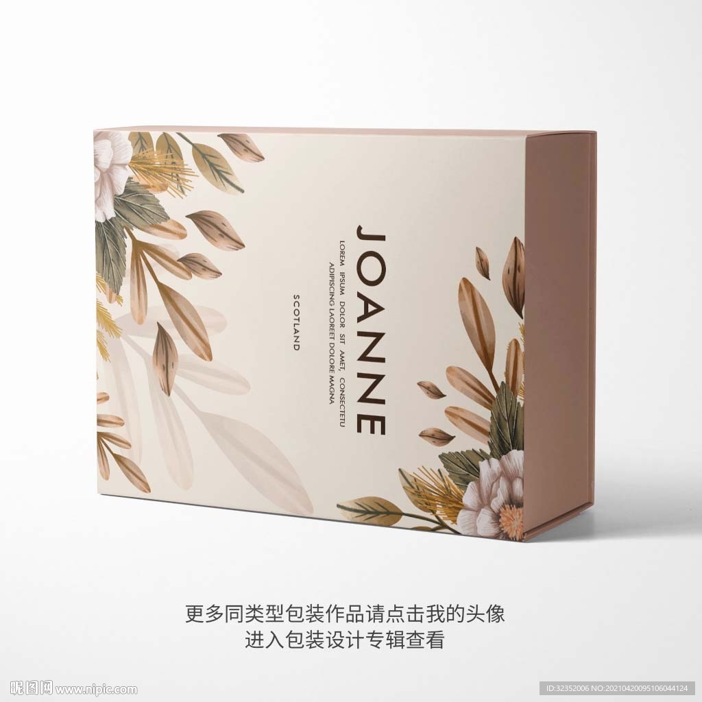 精品包装盒设计平面图