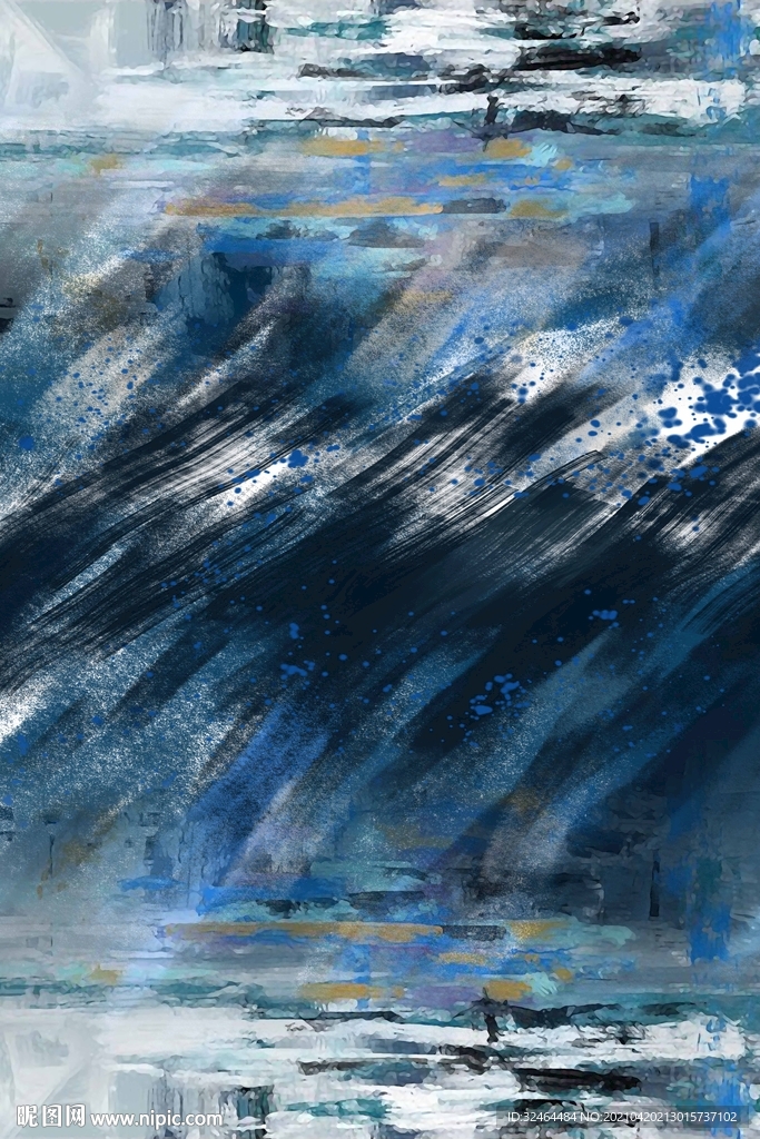 高端抽象艺术油画