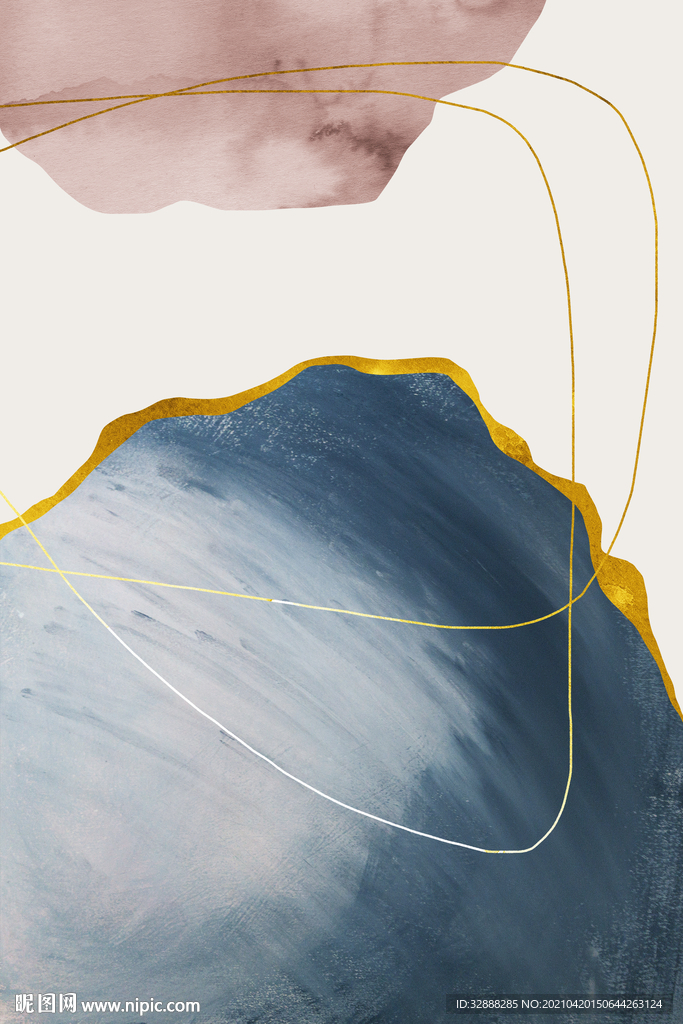 抽象纹理装饰画