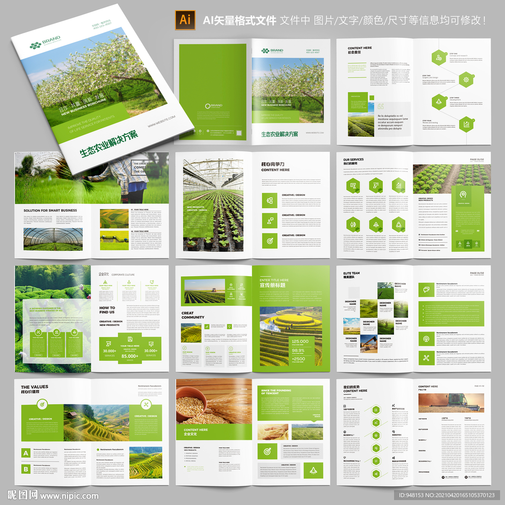 农业画册 农产品宣传册