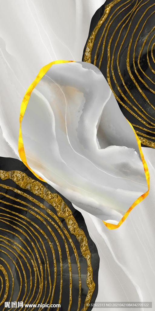 大理石年轮装饰画