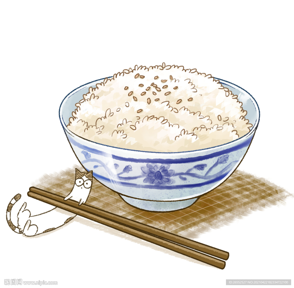 米饭简笔画 米饭的简笔画_简笔画-绘画者图库