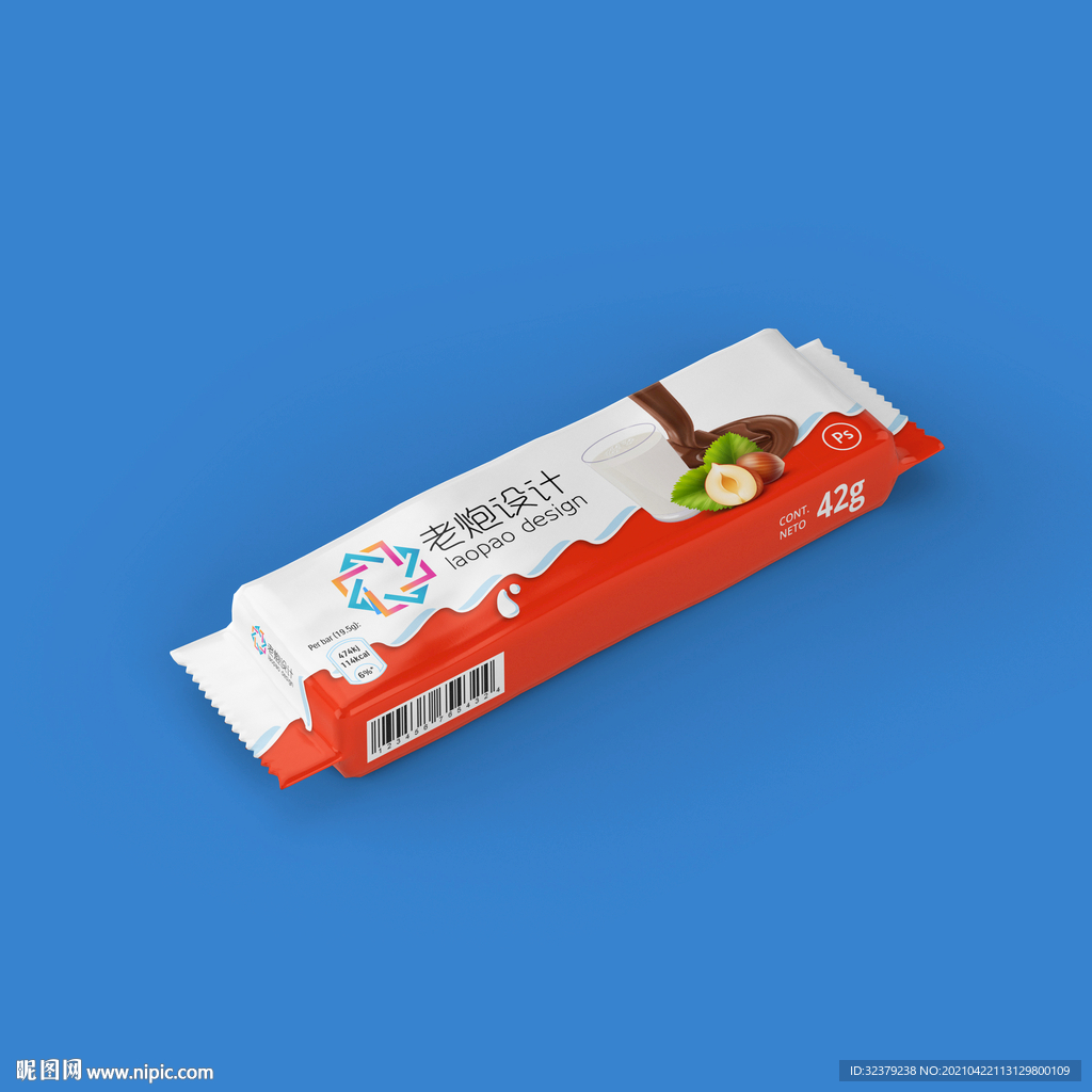 巧克力包装袋样机图片