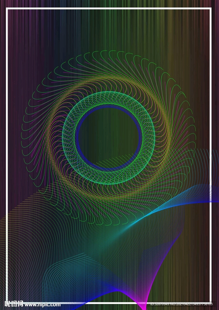 科技感背景海报